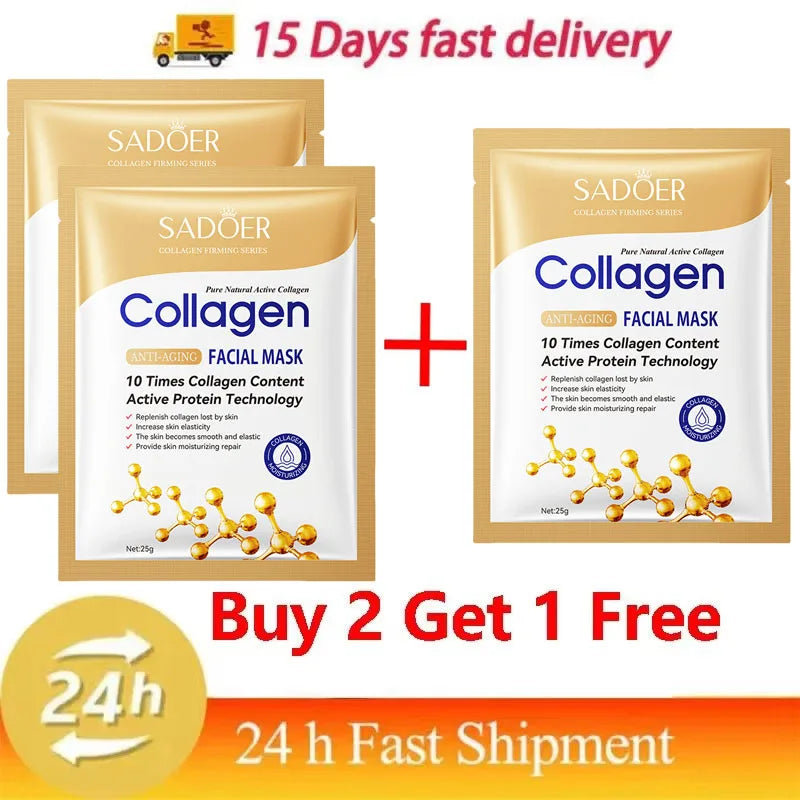 Masque facial anti-rides au collagène - JOUVENCE COREENNE