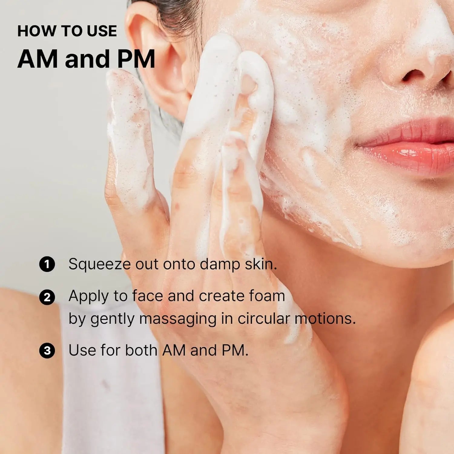 nettoyant visage coréen doux quotidien pour peaux sensibles, - JOUVENCE COREENNE