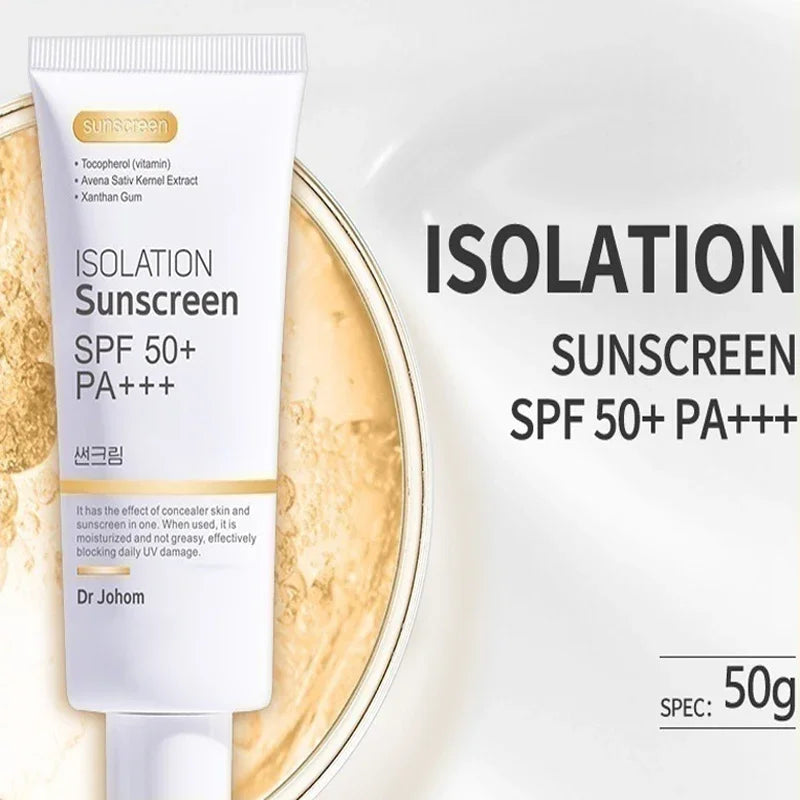 Crème solaire SPF 50+ longue durée et imperméable, hydratante, non collante, résistante aux ultraviolets, pour le visage et le corps - JOUVENCE COREENNE