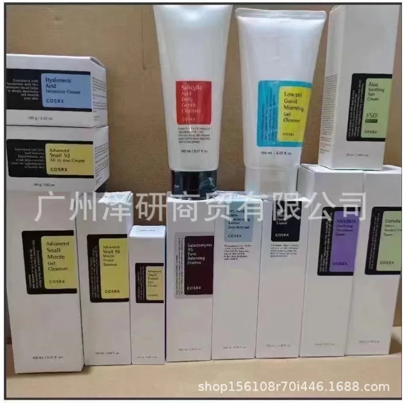 Sérum d'escargot au collagène, essence liquide pour le visage, hydratante et hydratante 100 ml, crème pour les yeux 25 ml, nettoyant 50 ml, protection solaire 50 ml - JOUVENCE COREENNE