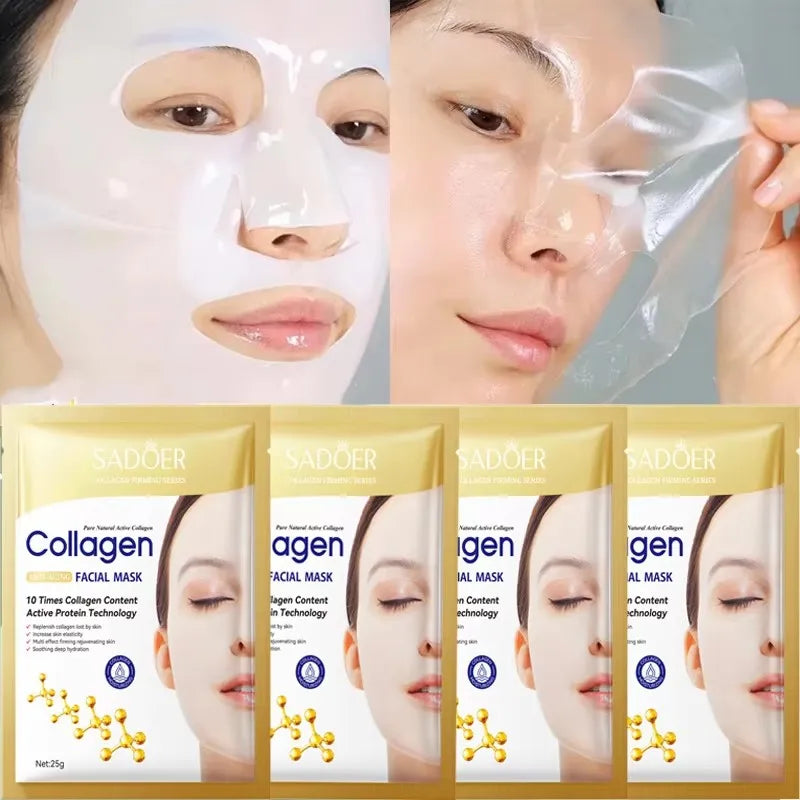 Masque facial anti-rides au collagène - JOUVENCE COREENNE