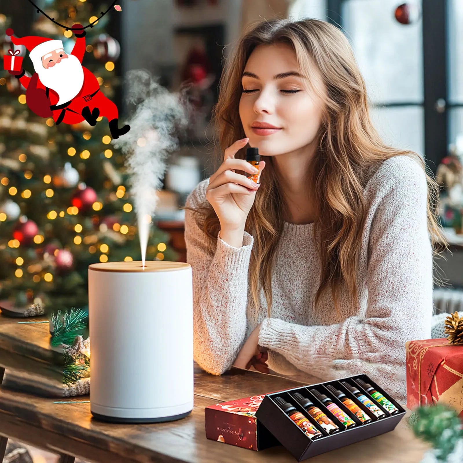 Huile essentielle de renne 10 ml Parfum de Noël Cadeau de Noël Fabrication de bougies de Noël Soins de la peau Diffuseur de Noël - JOUVENCE COREENNE