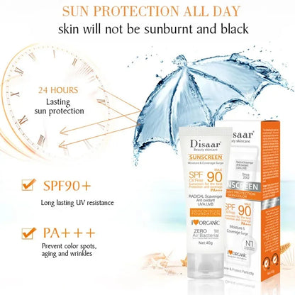 Facial Body Sunscreen Waterproof SPF 90+UV Sun Cream Sunblock Skin Protective Cream Anti Sun Facial Seaside Protection Cream - JOUVENCE COREENNE