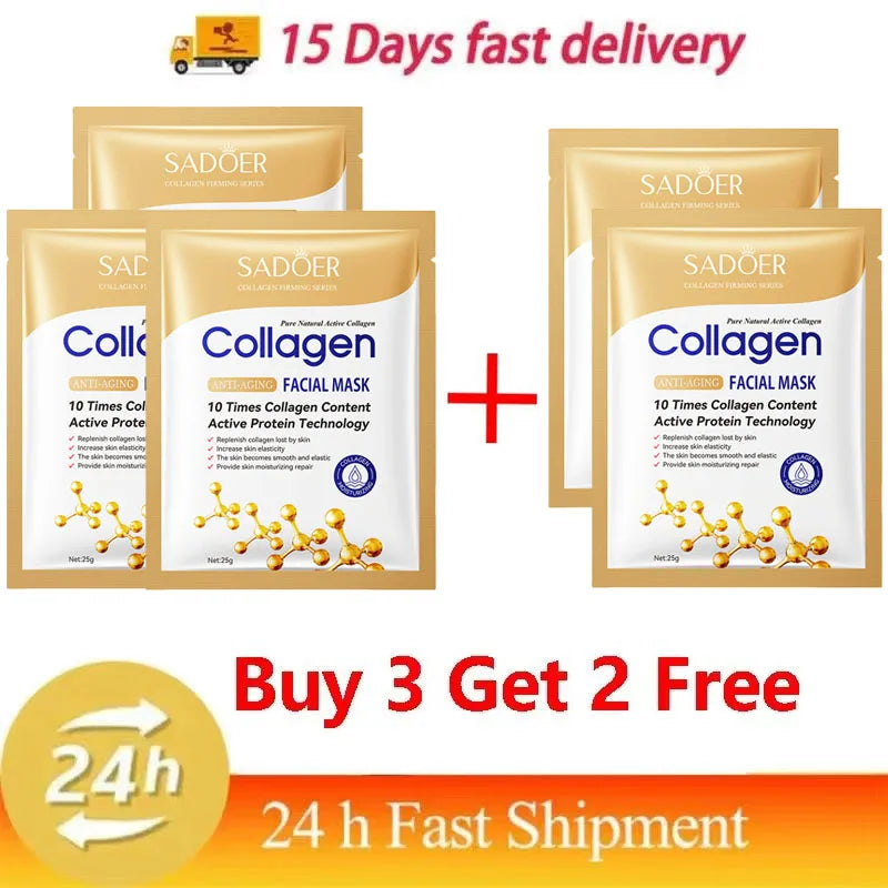 Masque facial anti-rides au collagène - JOUVENCE COREENNE