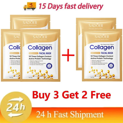 Masque facial anti-rides au collagène - JOUVENCE COREENNE