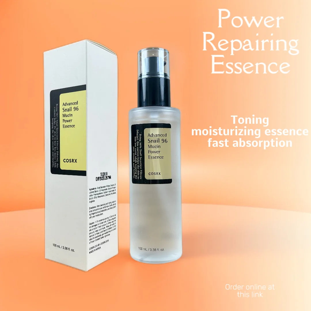Essence réparatrice avancée COSRX à la mucine d'escargot à 96 % 100 ml, - JOUVENCE COREENNE