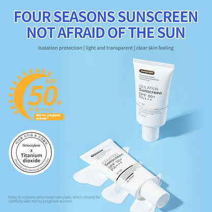 Crème solaire SPF 50+ longue durée et imperméable, hydratante, non collante, résistante aux ultraviolets, pour le visage et le corps - JOUVENCE COREENNE