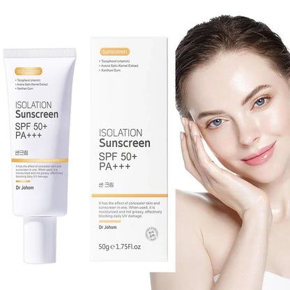 Crème solaire SPF 50+ longue durée et imperméable, hydratante, non collante, résistante aux ultraviolets, pour le visage et le corps - JOUVENCE COREENNE