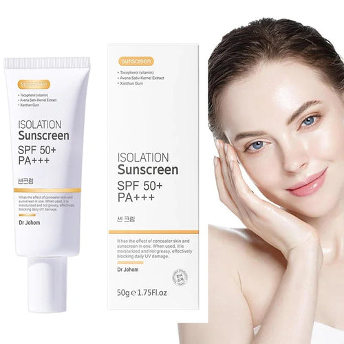 Crème solaire SPF 50+ longue durée et imperméable, hydratante, non collante, résistante aux ultraviolets, pour le visage et le corps - JOUVENCE COREENNE