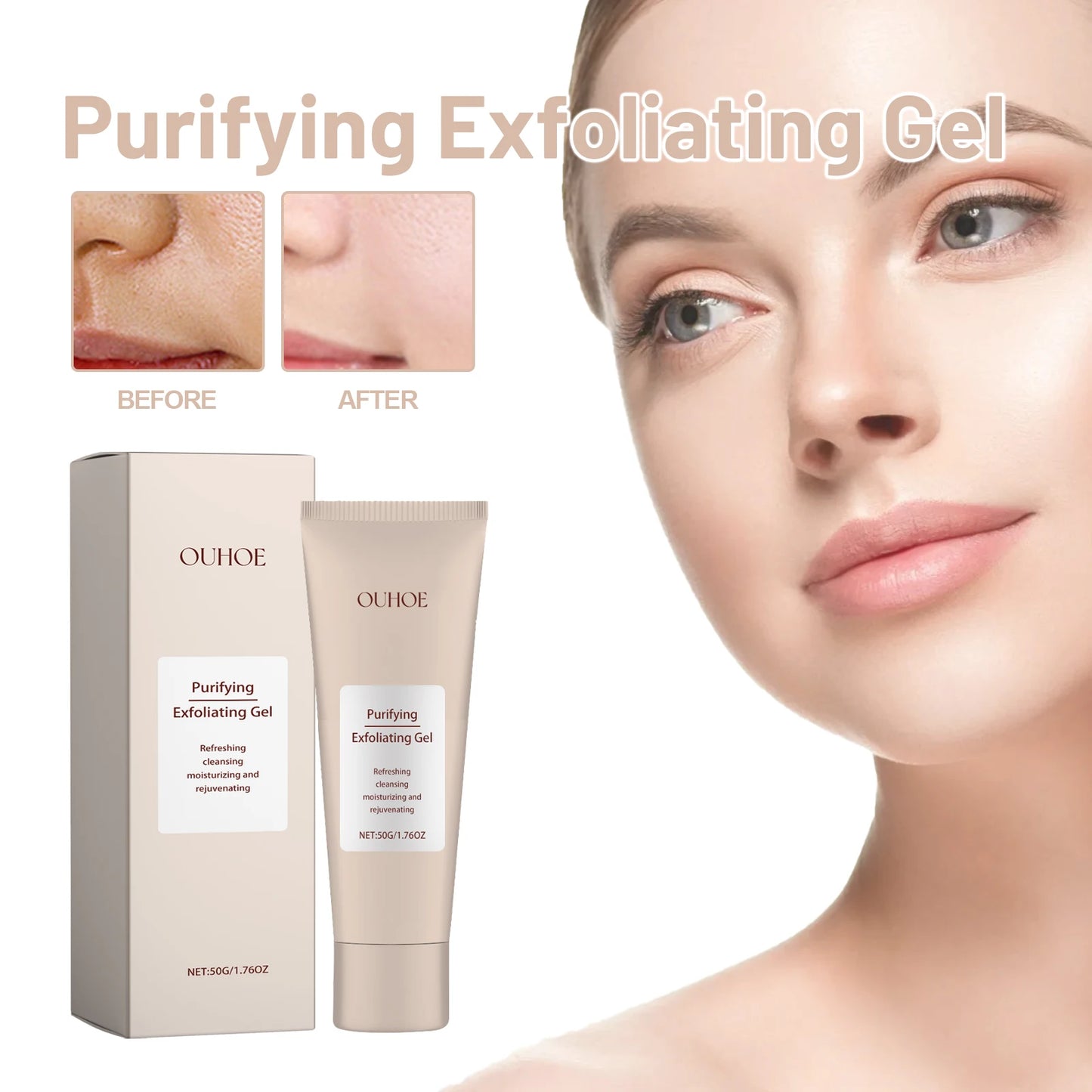 Gel exfoliant purifiant 50 g, format voyage. - JOUVENCE COREENNE