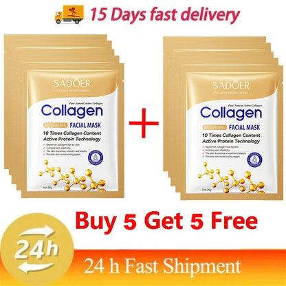 Masque facial anti-rides au collagène - JOUVENCE COREENNE