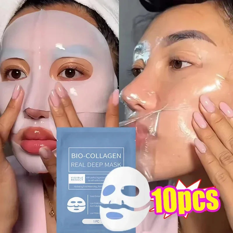 Masque visage bio au collagène, anti-rides, - JOUVENCE COREENNE
