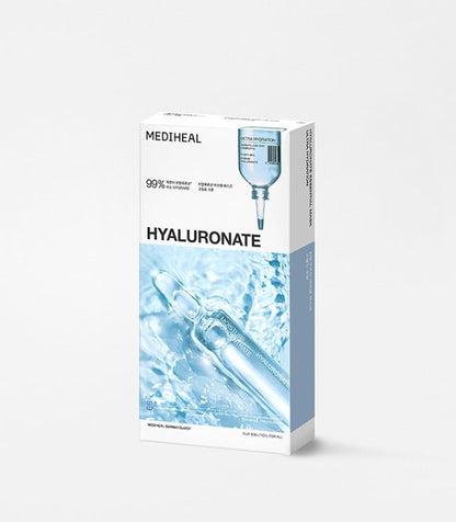 MEDIHEAL Essential Mask Hyaluronate 24ml X 10ea - JOUVENCE COREENNE