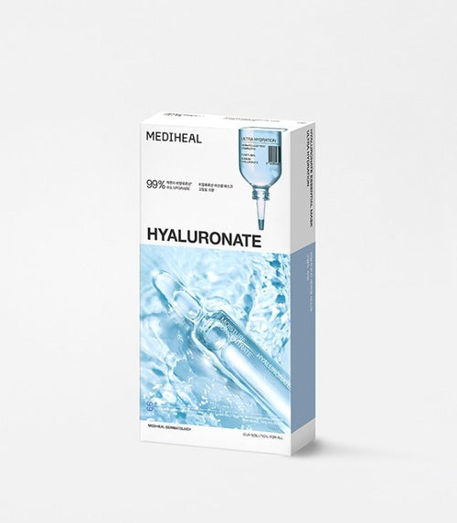 MEDIHEAL Essential Mask Hyaluronate 24ml X 10ea - JOUVENCE COREENNE