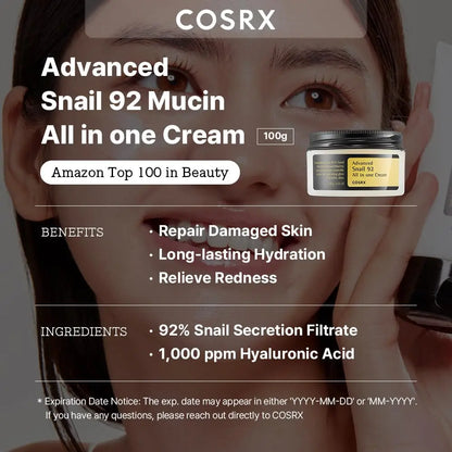 COSRX Crème hydratante - JOUVENCE COREENNE
