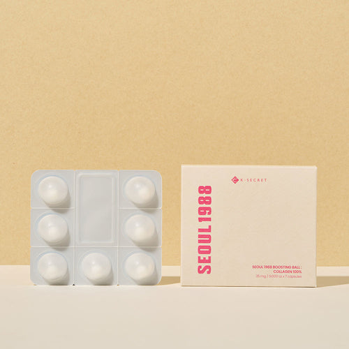 K-SECRET SEOUL 1988 ballon de boost : COLLAGEN 100% 35mg X 7ea - JOUVENCE COREENNE