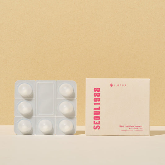 K-SECRET SEOUL 1988 ballon de boost : COLLAGEN 100% 35mg X 7ea - JOUVENCE COREENNE