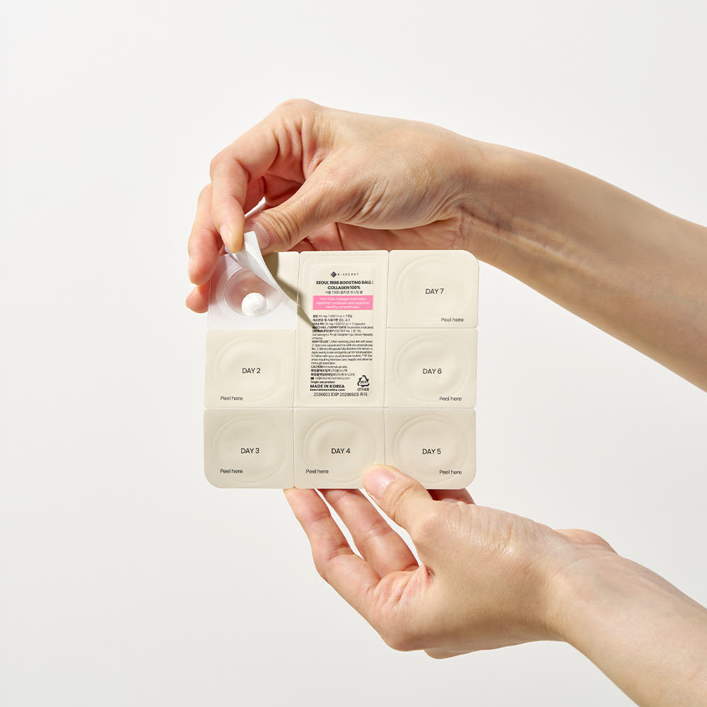 K-SECRET SEOUL 1988 ballon de boost : COLLAGEN 100% 35mg X 7ea - JOUVENCE COREENNE
